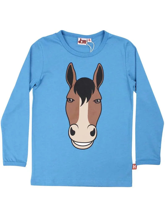 DYR Langarmshirt mit Pferdekopf
