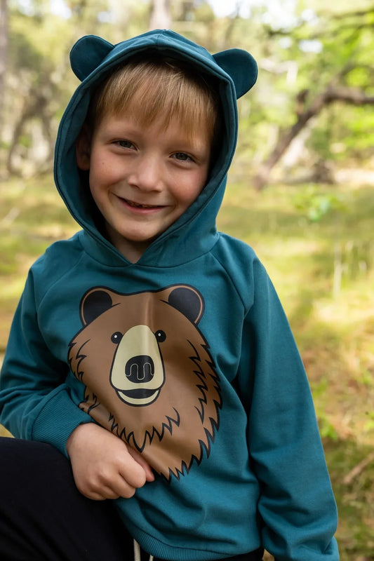 DYR Hoodie mit Bärenprint