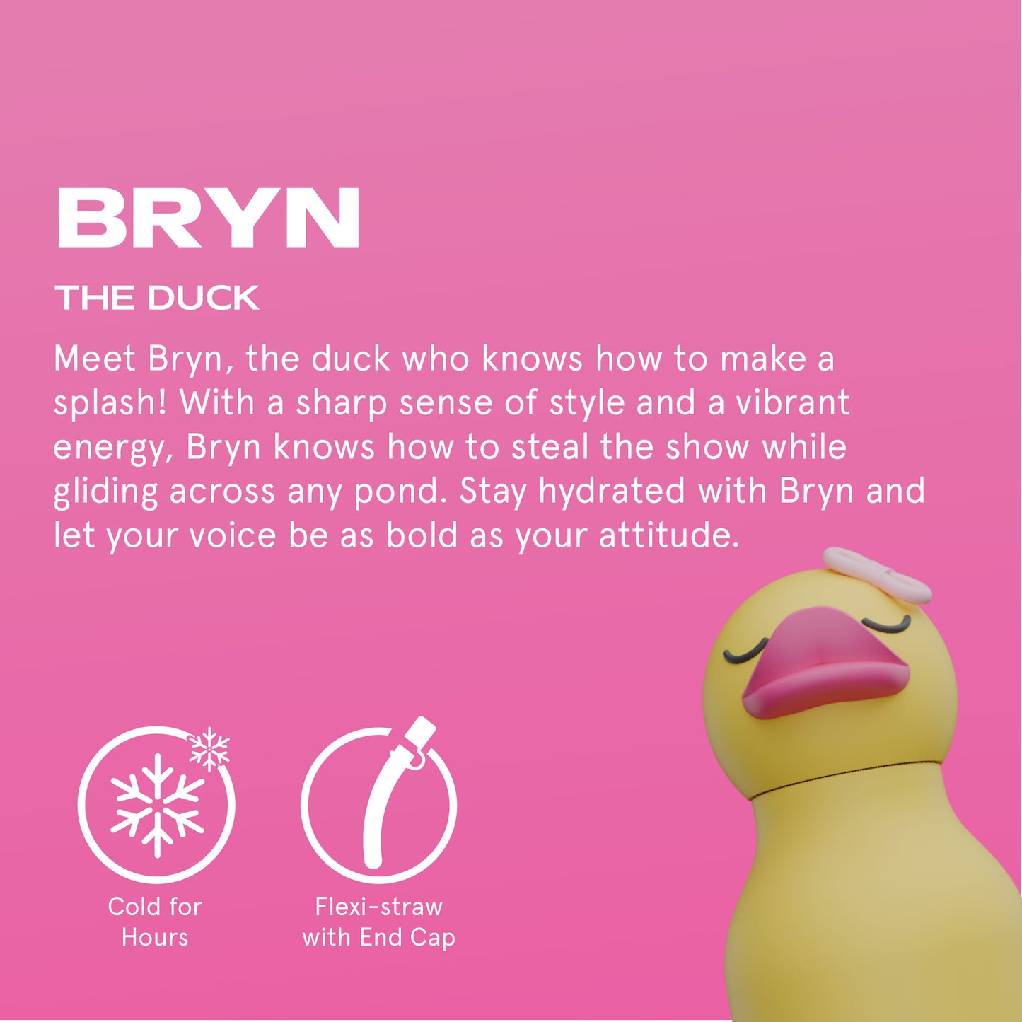 Asobu Trinkflasche Bestie Bryn The Duck