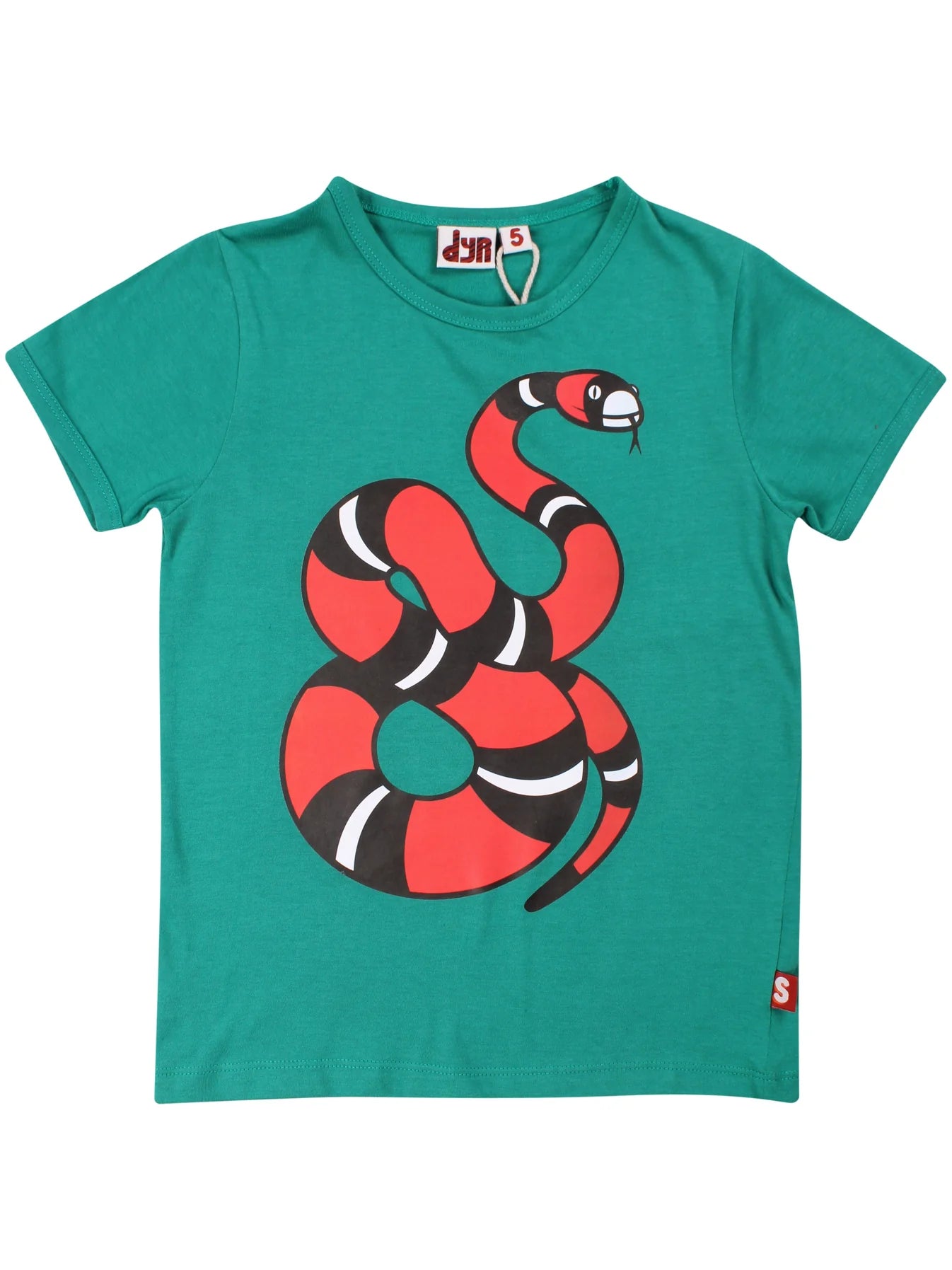 DYR T-Shirt Dyrhide mit Schlangenprint