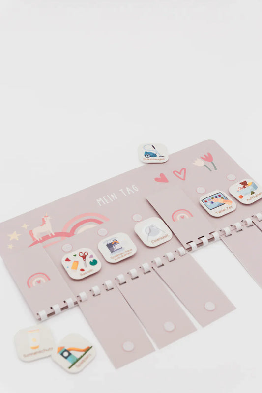 Inliebekind Tagesroutine inklusive Symbolkärtchen Einhorn