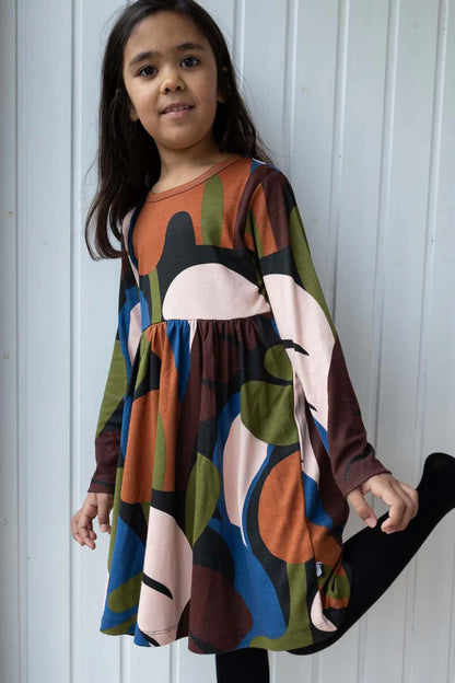 Danefae Kleid Langarm Danepopsicle Black Trops
