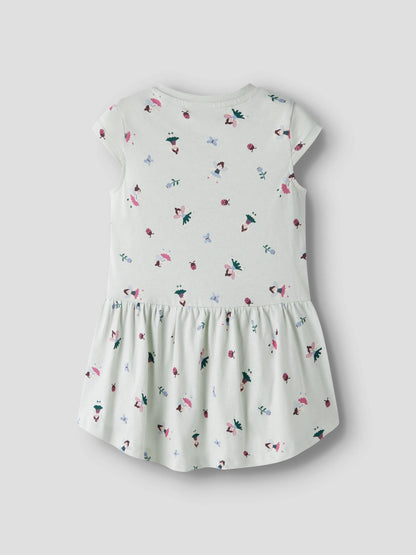 Name it Kleid Kurzarm mit Alloverprint aus Bio-Baumwolle