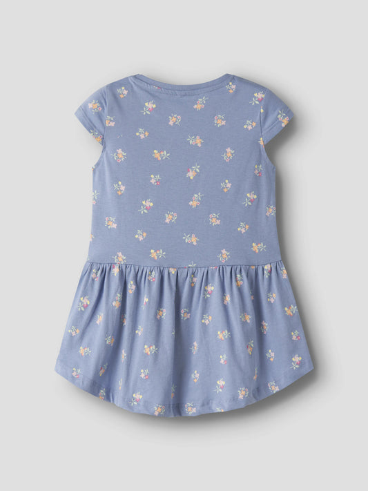 Name it Kleid Kurzarm mit Alloverprint aus Bio-Baumwolle