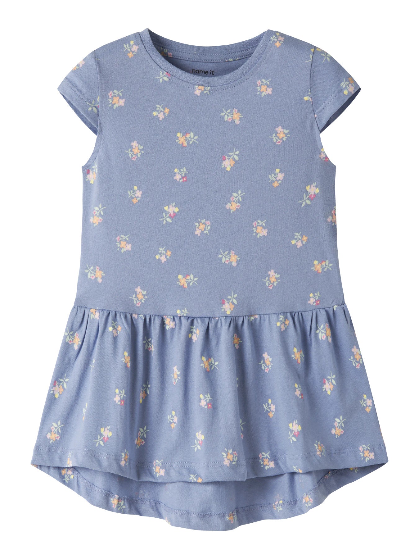 Name it Kleid Kurzarm mit Alloverprint aus Bio-Baumwolle