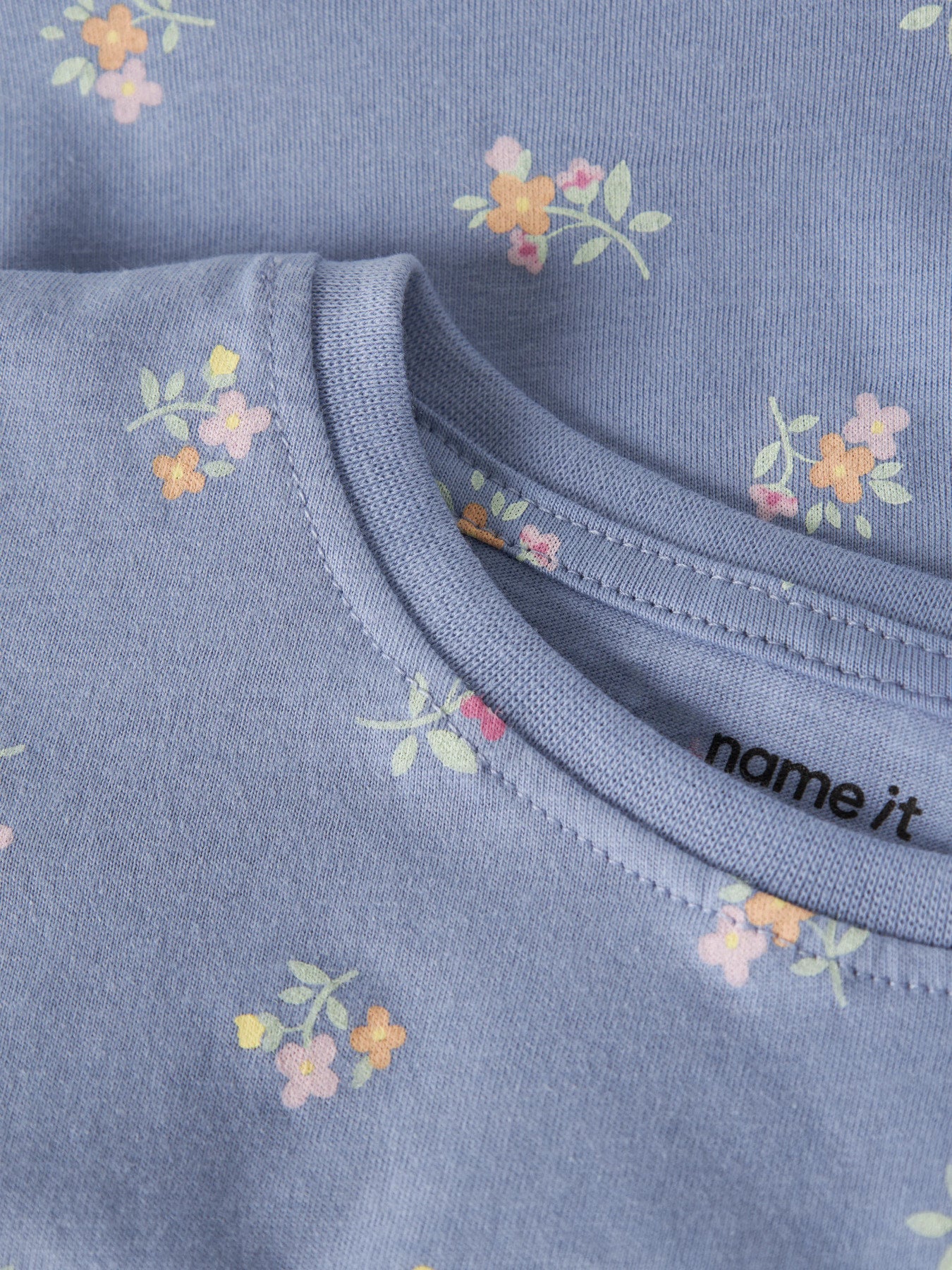 Name it Kleid Kurzarm mit Alloverprint aus Bio-Baumwolle