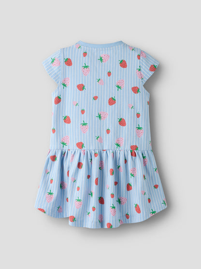 Name it Kleid Kurzarm mit Alloverprint aus Bio-Baumwolle