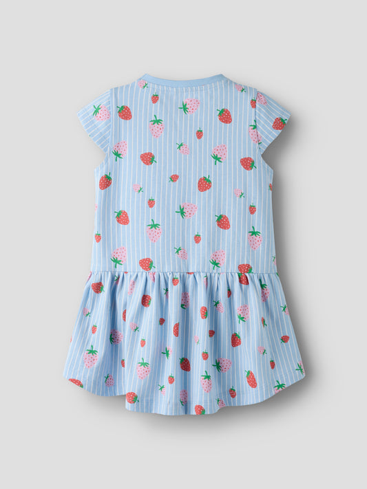 Name it Kleid Kurzarm mit Alloverprint aus Bio-Baumwolle