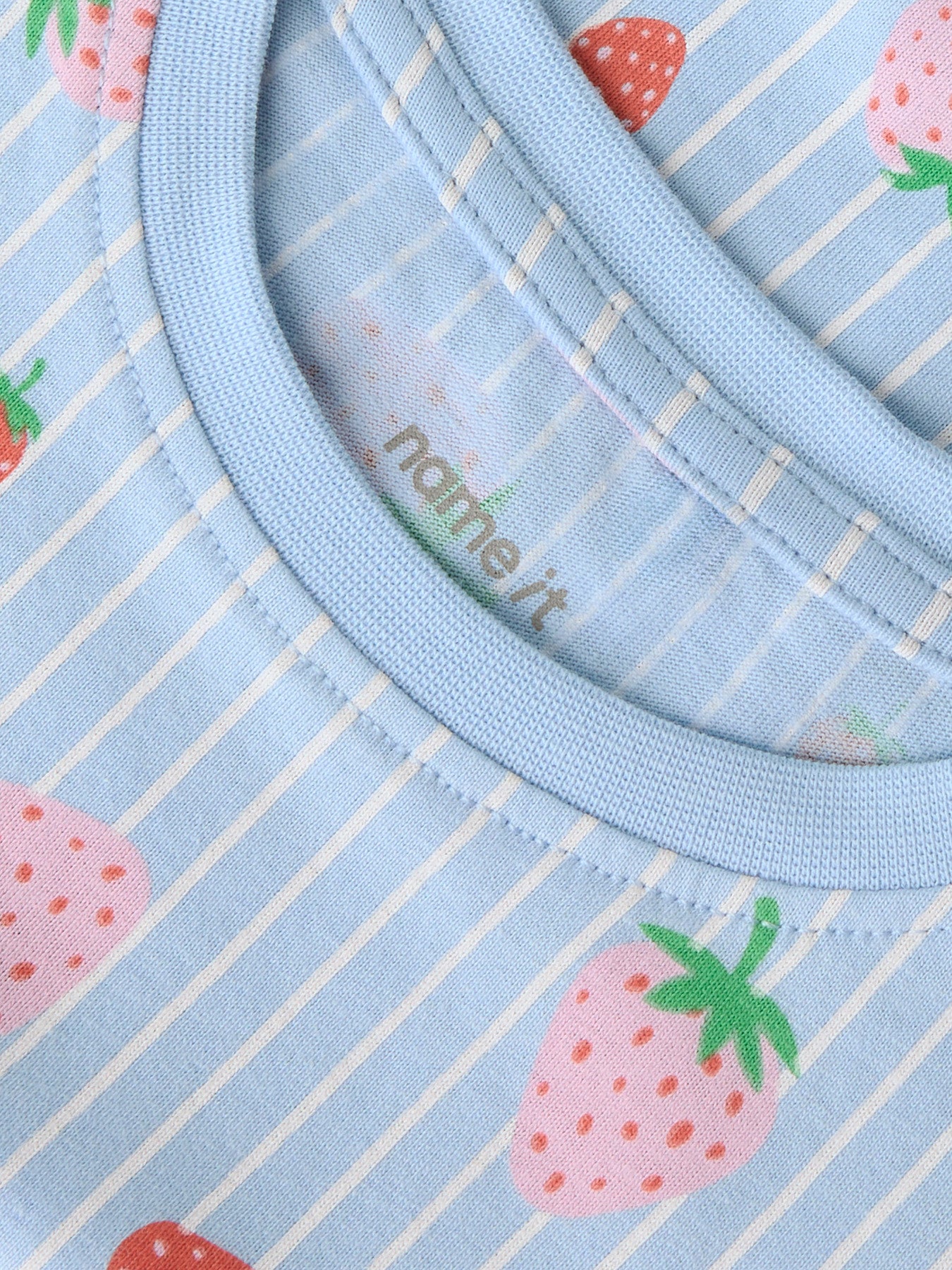 Name it Kleid Kurzarm mit Alloverprint aus Bio-Baumwolle