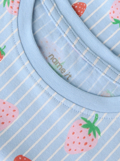 Name it Kleid Kurzarm mit Alloverprint aus Bio-Baumwolle