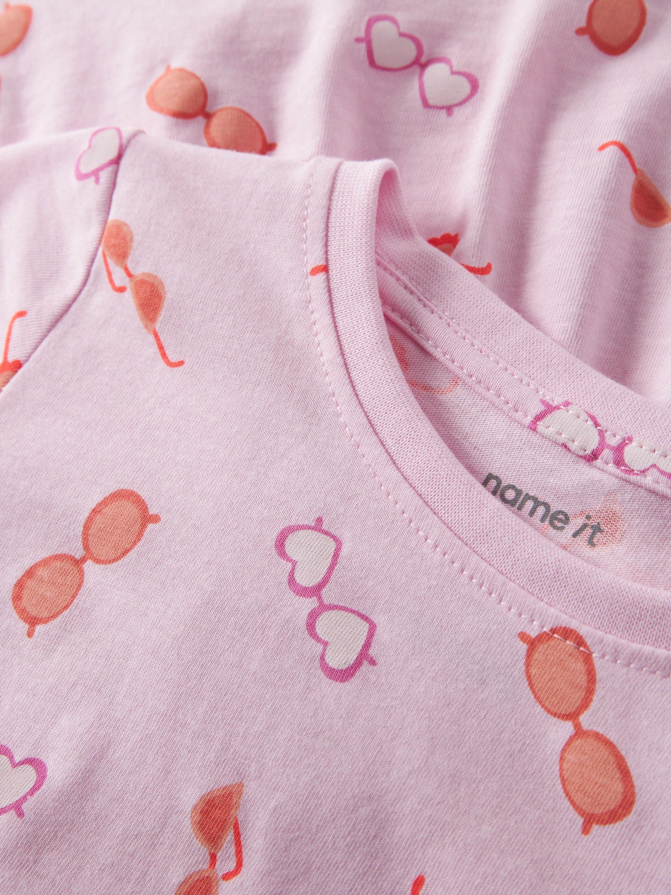 Name it Kleid Kurzarm mit Alloverprint aus Bio-Baumwolle