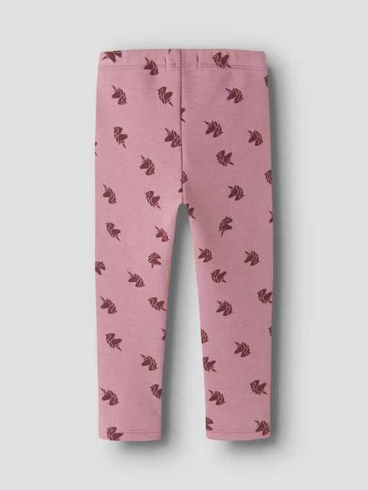 Name it Sweat Leggings mit Einhörnern