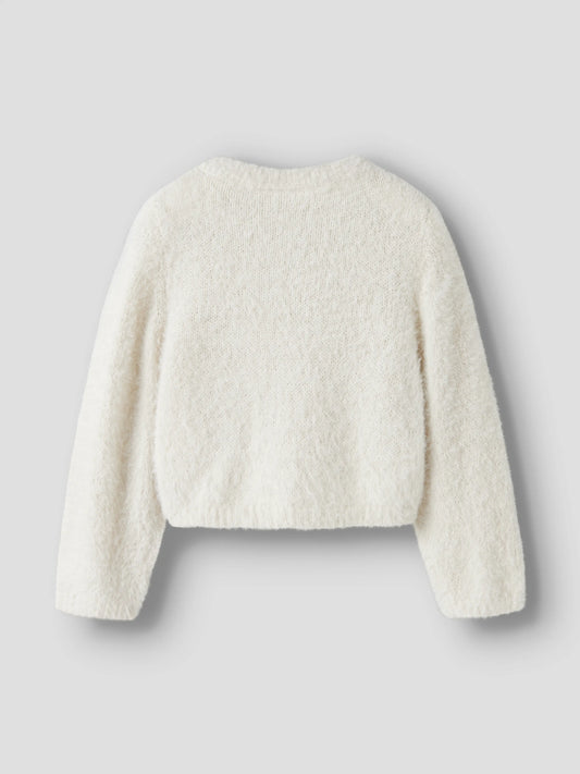 Name it Strickjacke mit Fransengarn