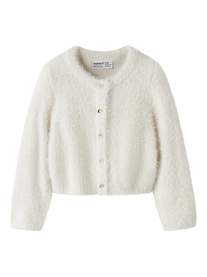 Name it Strickjacke mit Fransengarn