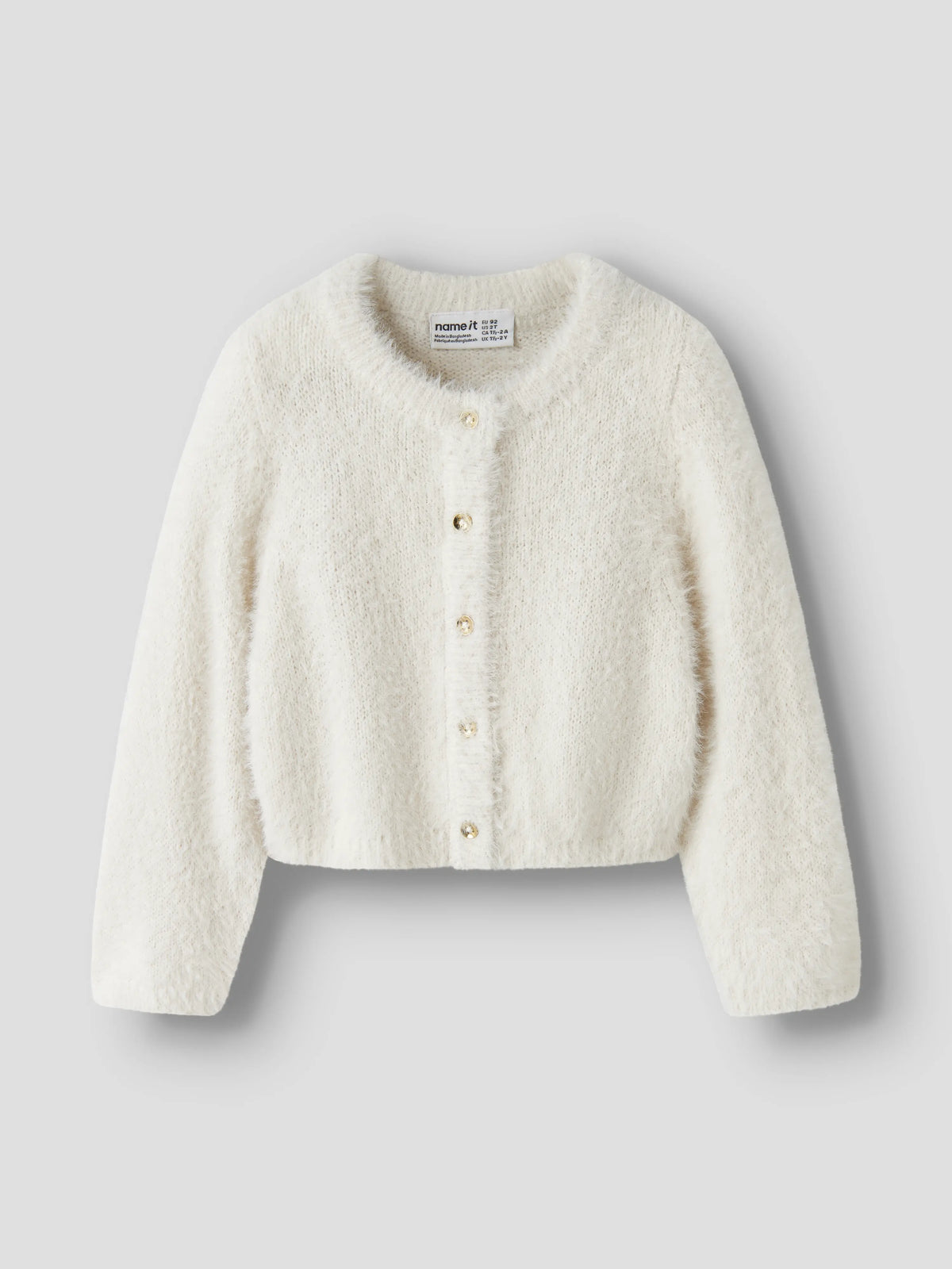 Name it Strickjacke mit Fransengarn