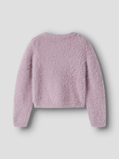 Name it Strickjacke mit Fransengarn