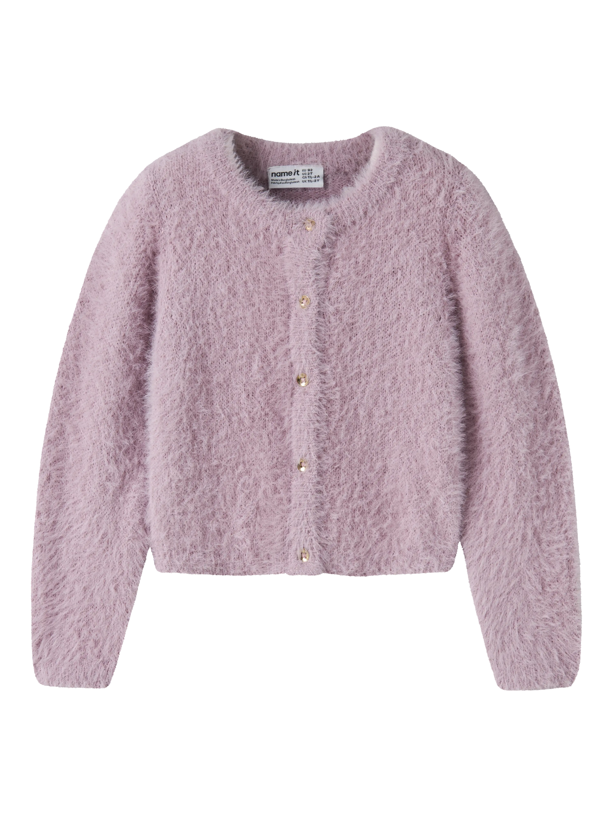 Name it Strickjacke mit Fransengarn