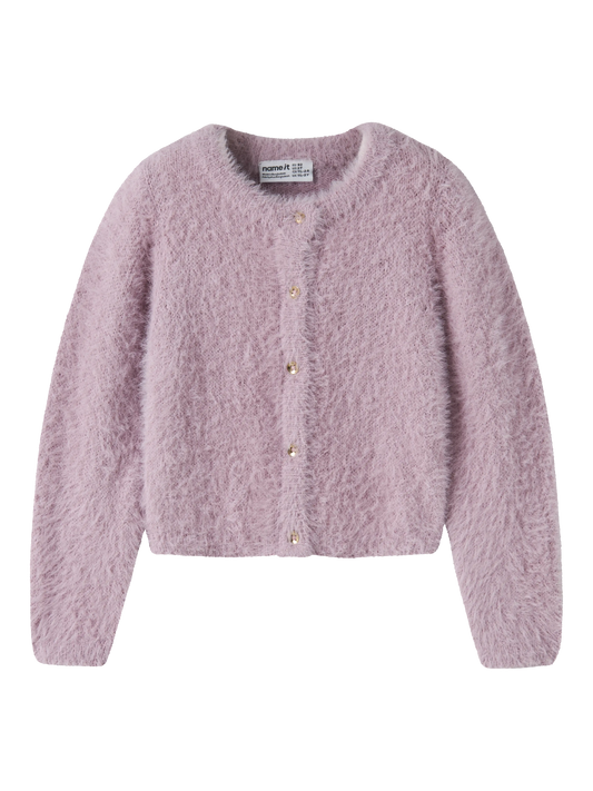 Name it Strickjacke mit Fransengarn