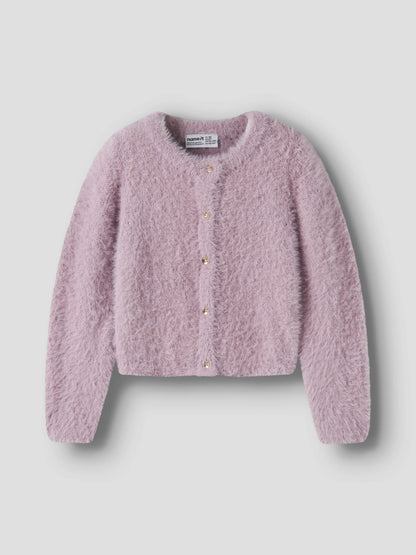 Name it Strickjacke mit Fransengarn