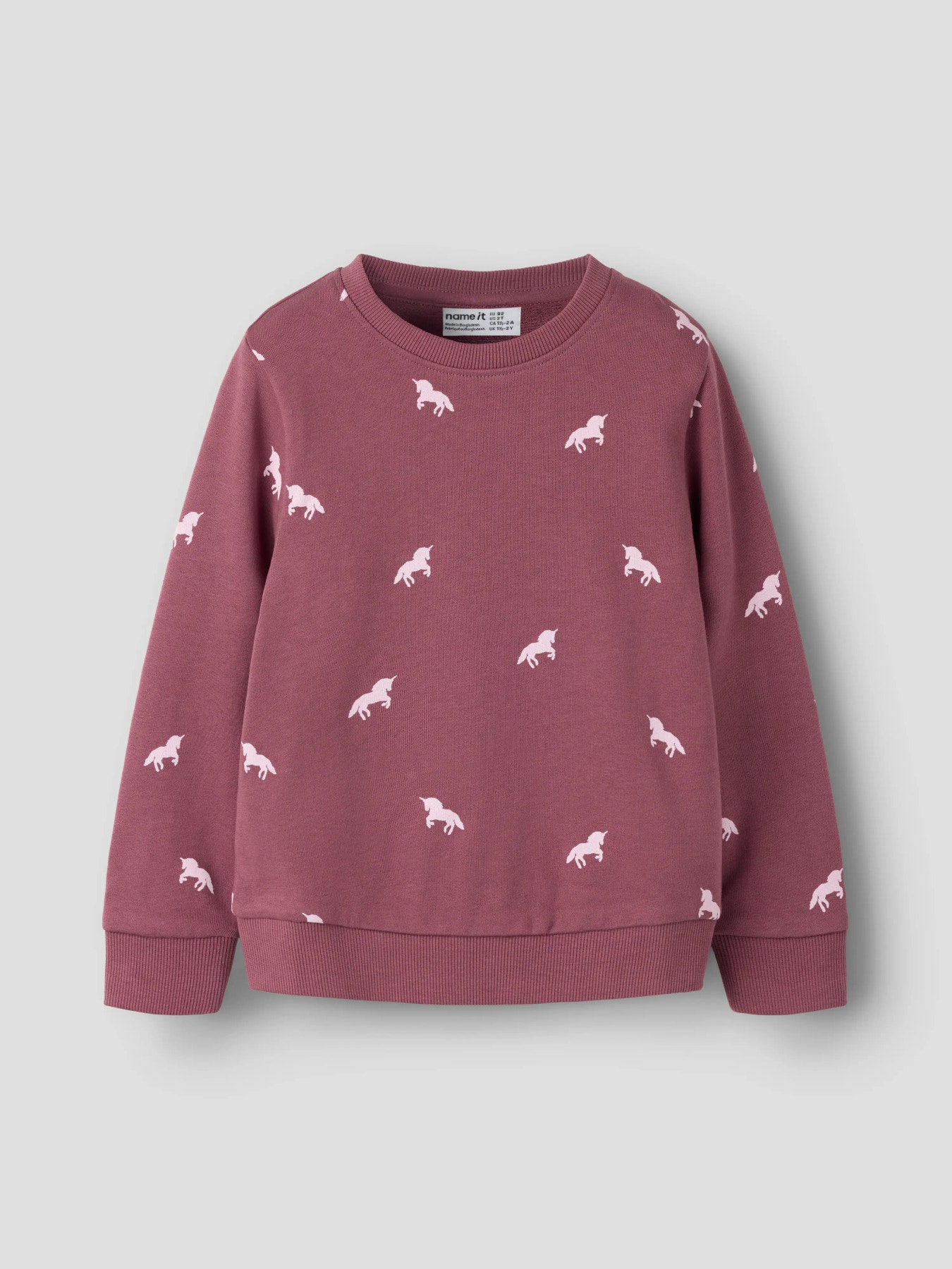 Name it Sweatshirt mit Einhörnern