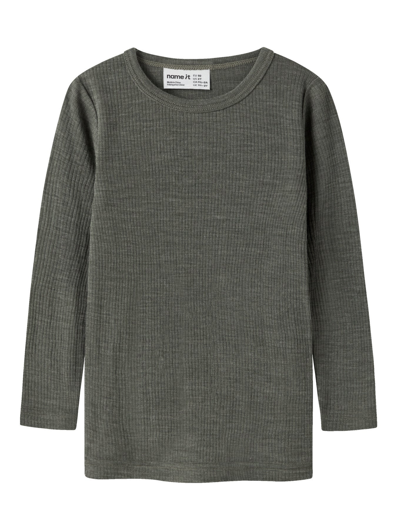Name it Langarmshirt aus Merinowolle