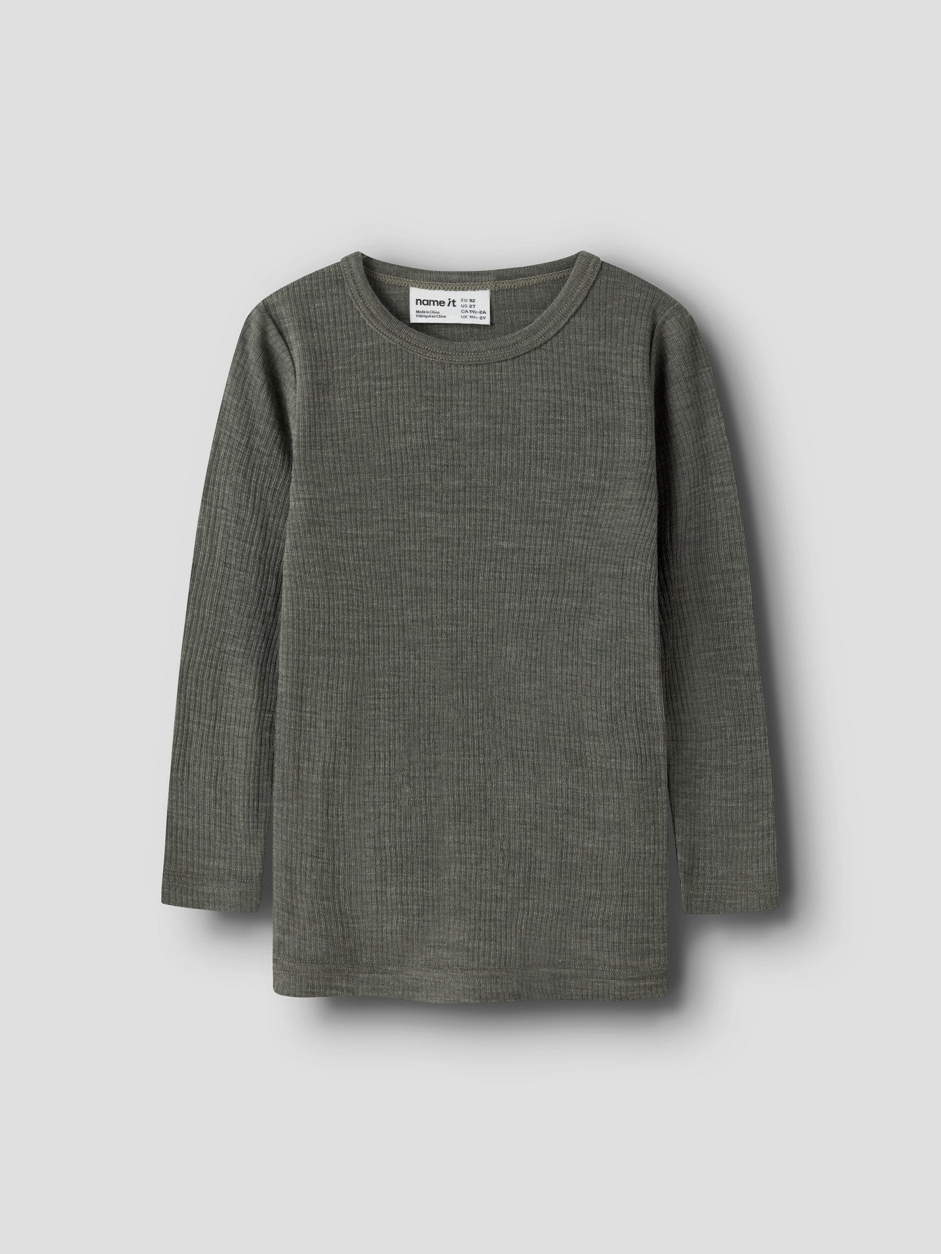 Name it Langarmshirt aus Merinowolle