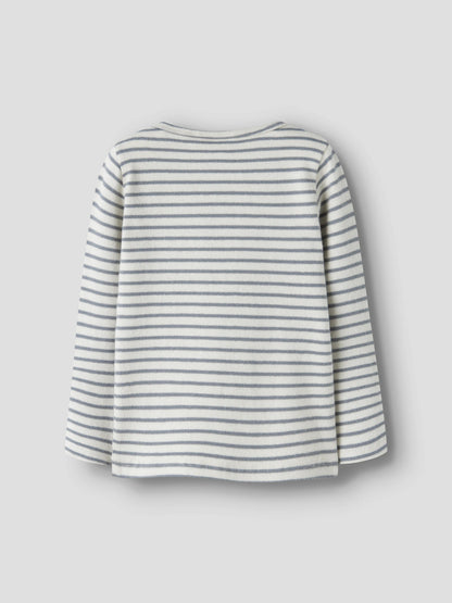 Lil'Atelier Langarmshirt gestreift aus Bio-Baumwolle