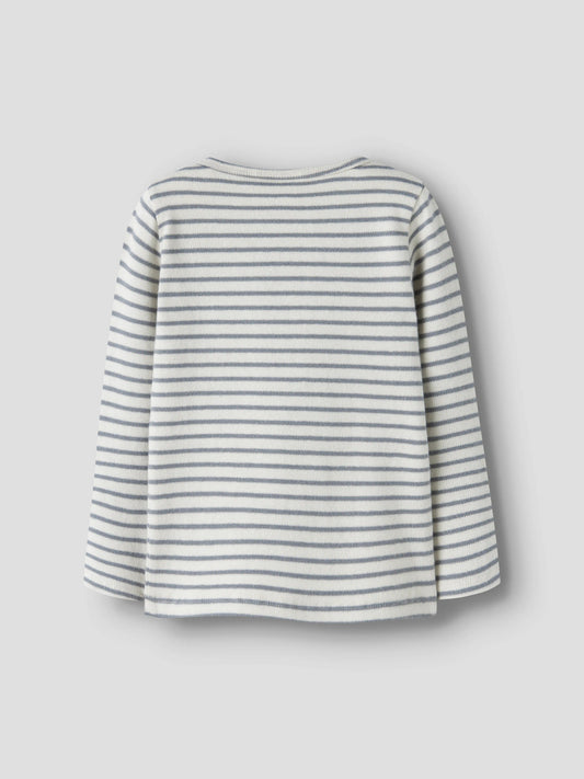 Lil'Atelier Langarmshirt gestreift aus Bio-Baumwolle