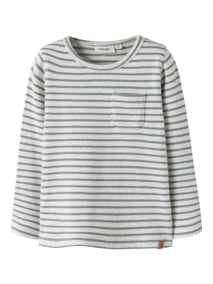 Lil'Atelier Langarmshirt gestreift aus Bio-Baumwolle