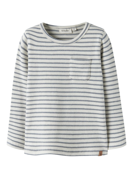 Lil'Atelier Langarmshirt gestreift aus Bio-Baumwolle