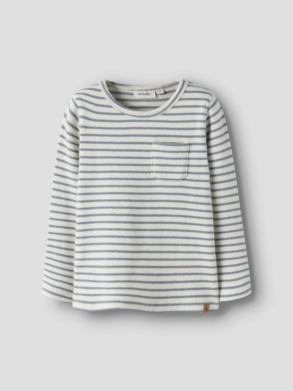 Lil'Atelier Langarmshirt gestreift aus Bio-Baumwolle