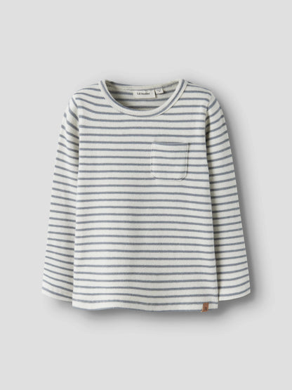 Lil'Atelier Langarmshirt gestreift aus Bio-Baumwolle