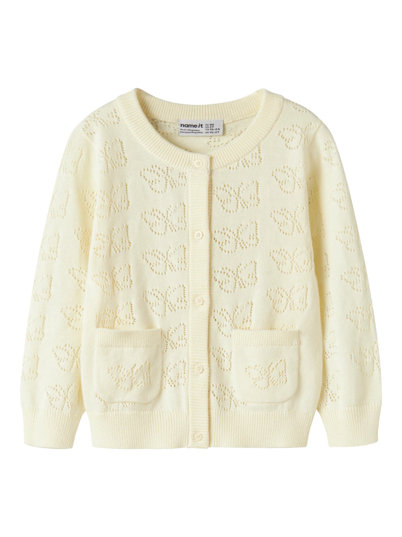 Name it Strickjacke mit Lochmuster