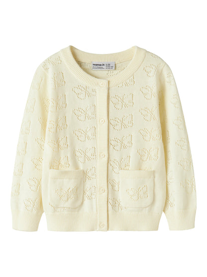 Name it Strickjacke mit Lochmuster