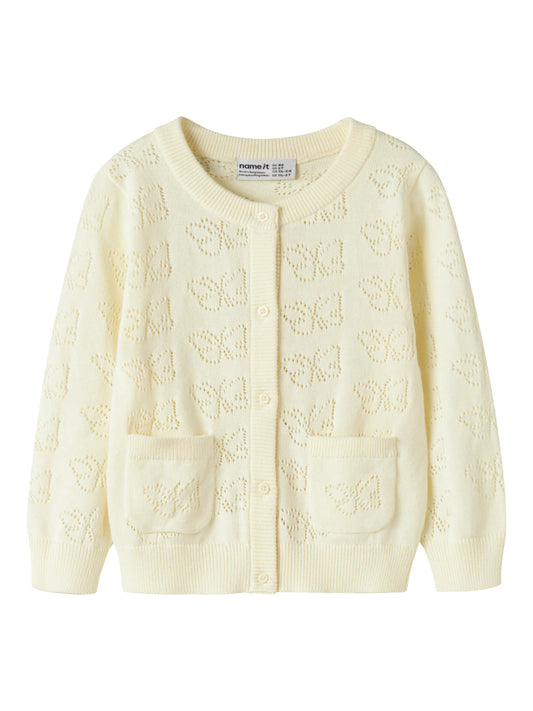 Name it Strickjacke mit Lochmuster