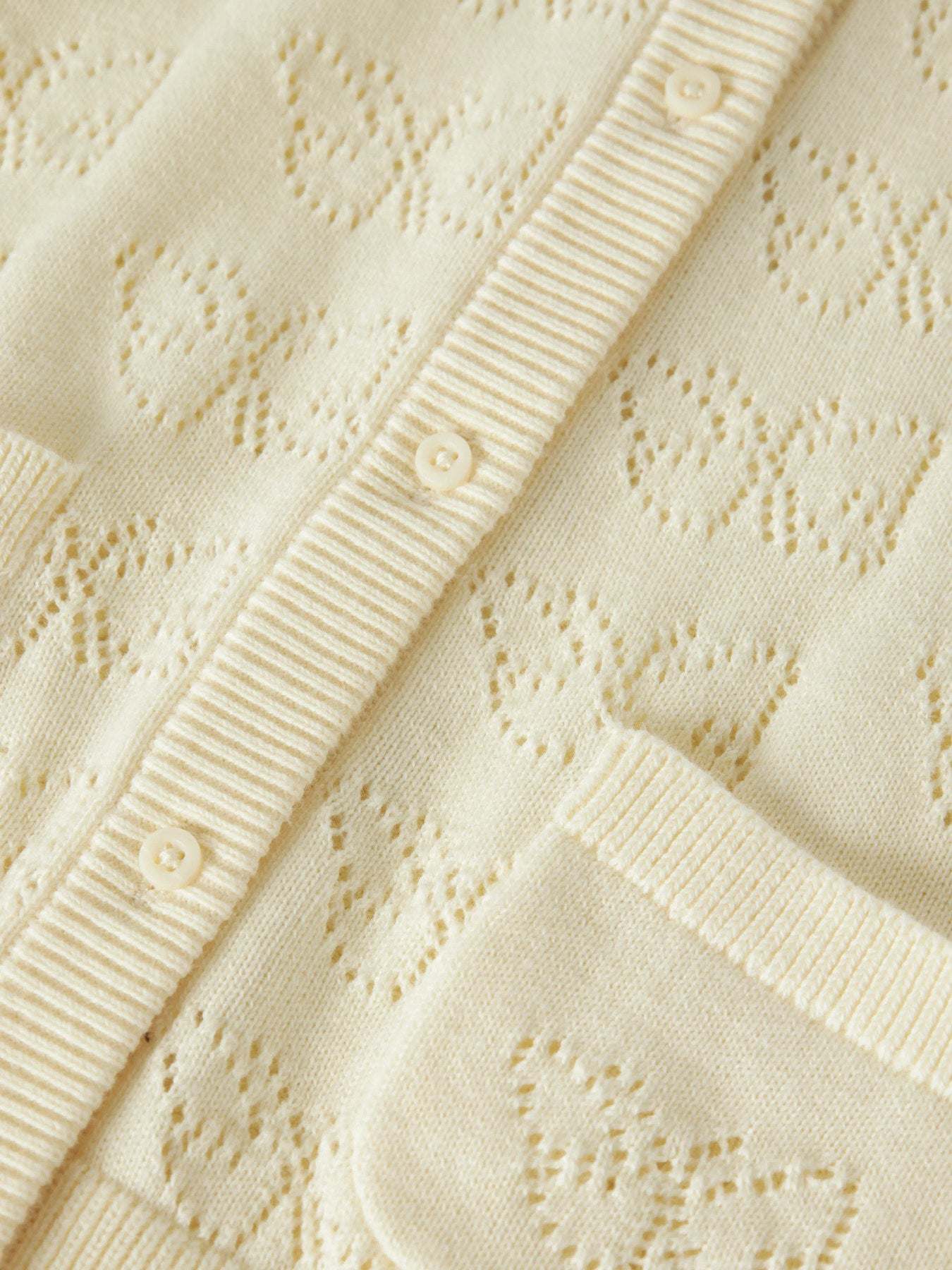 Name it Strickjacke mit Lochmuster