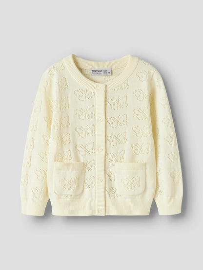 Name it Strickjacke mit Lochmuster