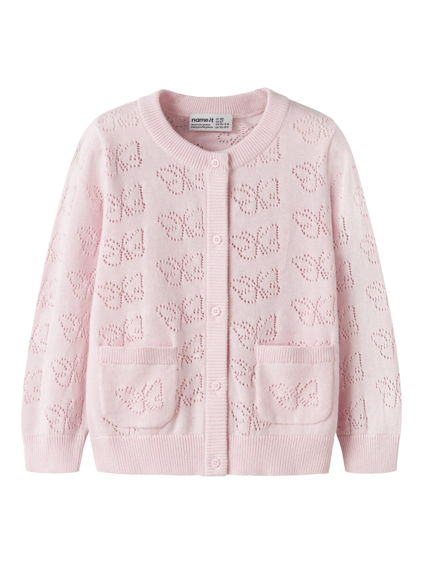 Name it Strickjacke mit Lochmuster