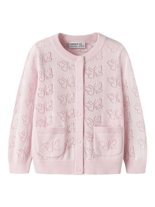 Name it Strickjacke mit Lochmuster
