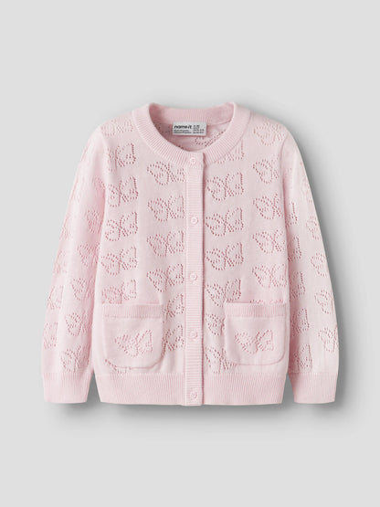 Name it Strickjacke mit Lochmuster