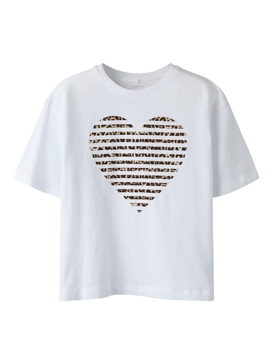 Name it T-Shirt mit Leoprint aus Bio-Baumwolle