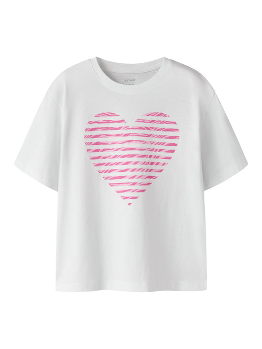 Name it T-Shirt mit Zebraprint aus Bio-Baumwolle