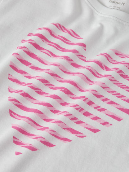 Name it T-Shirt mit Zebraprint aus Bio-Baumwolle