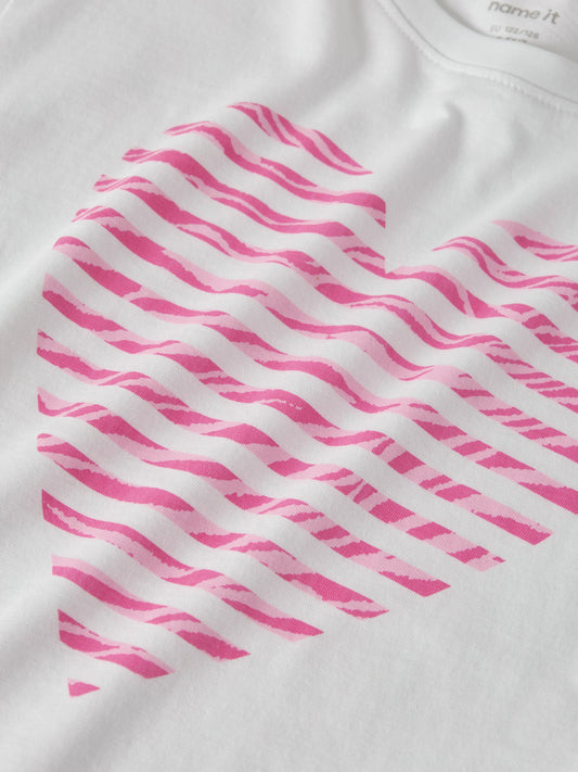 Name it T-Shirt mit Zebraprint aus Bio-Baumwolle