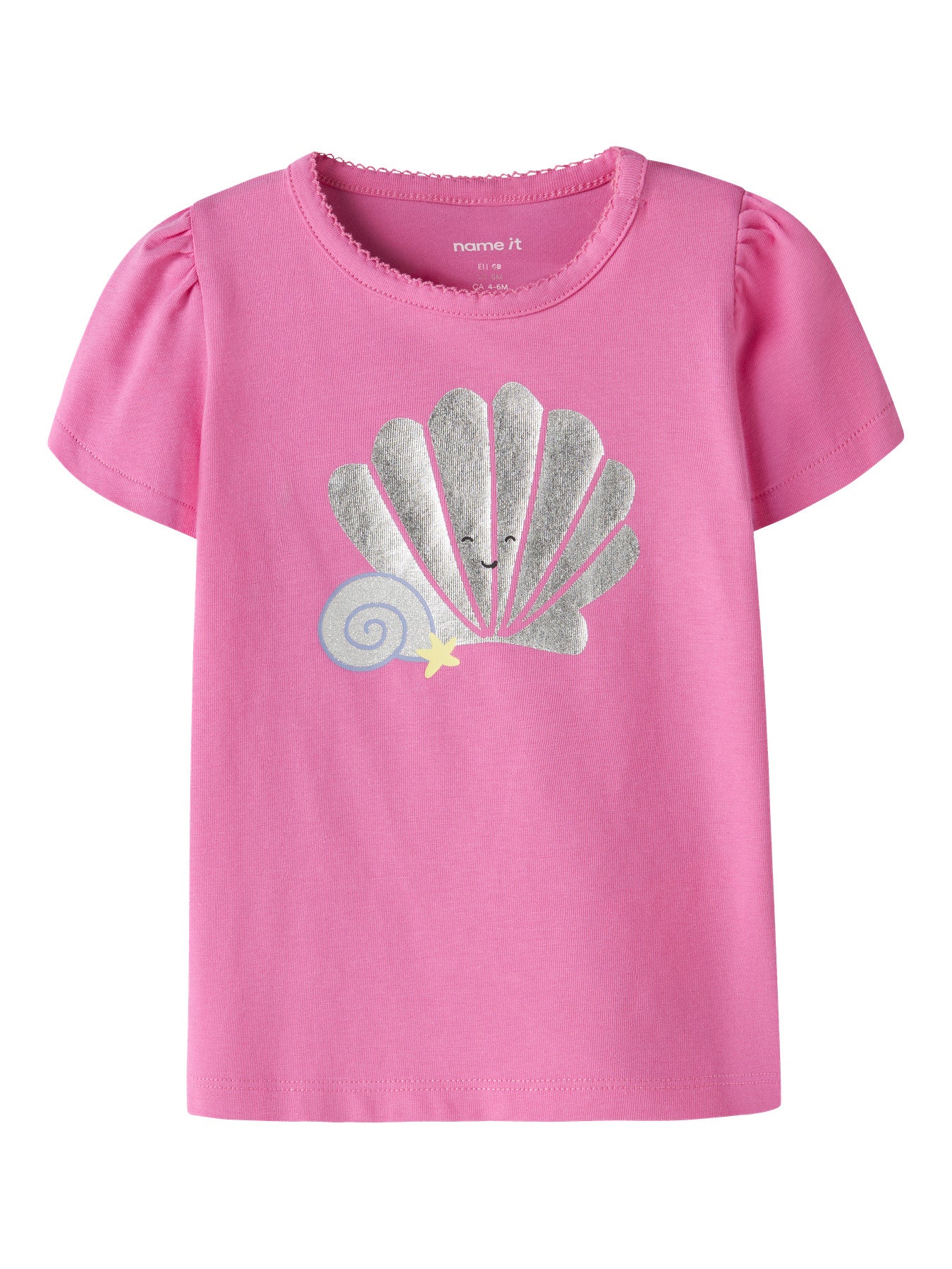 Name it T-Shirt mit Glitzerprint aus Bio-Baumwolle