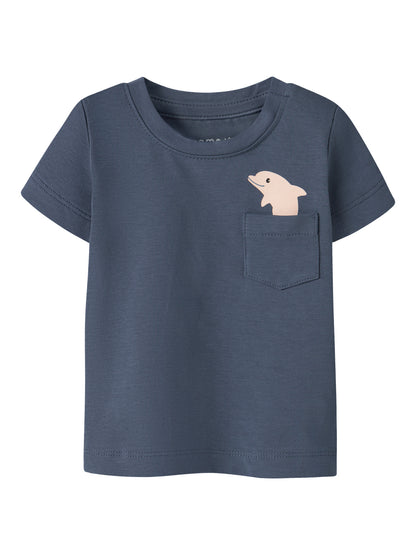 Name it T-Shirt mit Delfinprint aus Bio-Baumwolle