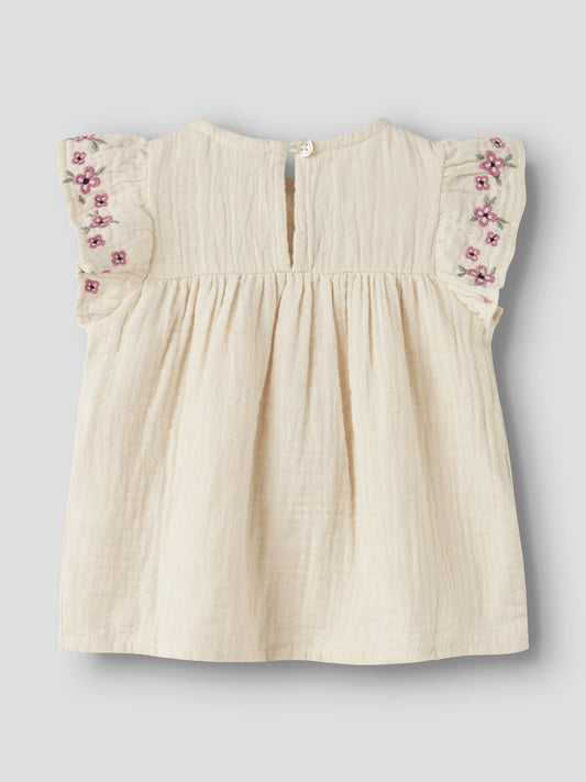 Name it Tunika aus Musselin mit Stickerei