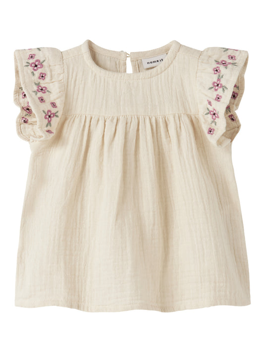 Name it Tunika aus Musselin mit Stickerei