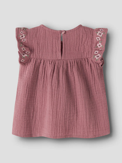 Name it Tunika aus Musselin mit Stickerei