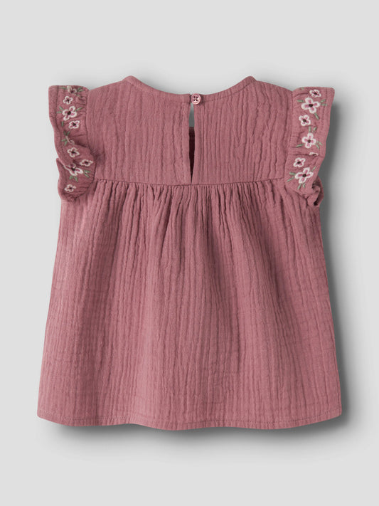 Name it Tunika aus Musselin mit Stickerei